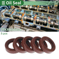 Set of 5 Oil Seal Rotary Shaft Seal FKM Rubber 27x38x10mm
