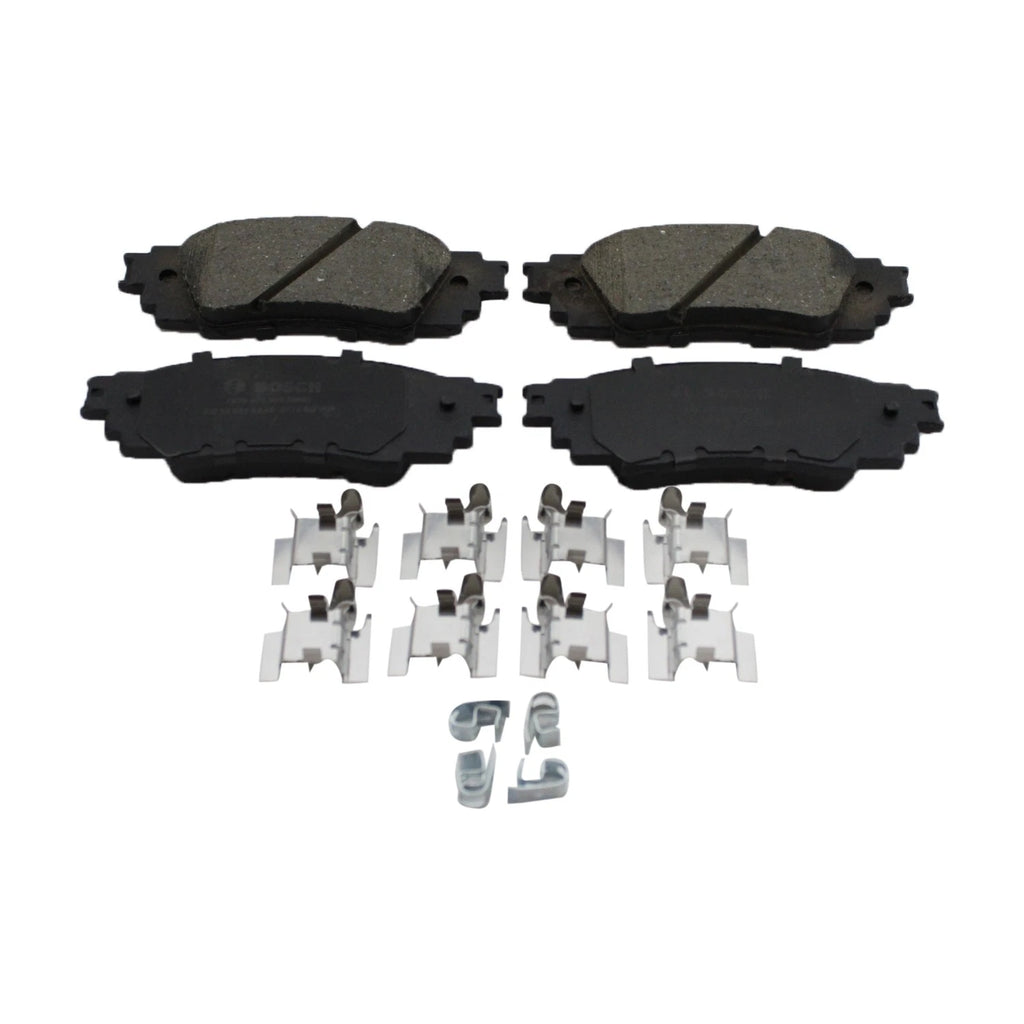 Set of 2 DuraGo Rear Rotors & Bosch QuietCast Pads for C-HR Prius (2016–2022)