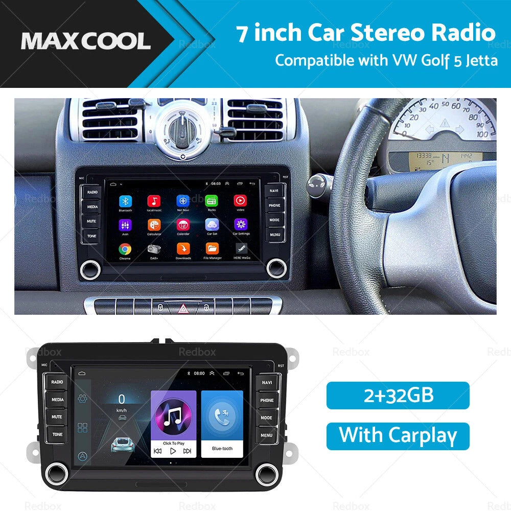 32GB Android 11 Car GPS Stereo Radio for VW Golf (2010–2023)