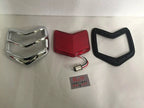 LED Tail Lights Original Style with Bezels for 1940 Ford Passenger Car (12V)