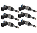 Set of 6 Fuel Injectors for Buick Enclave, Cadillac XTS, GMC Terrain (FWD)