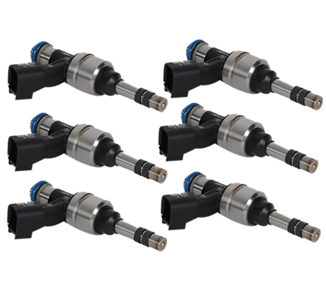 Set of 6 Fuel Injectors for Buick Enclave, Cadillac XTS, GMC Terrain (FWD)
