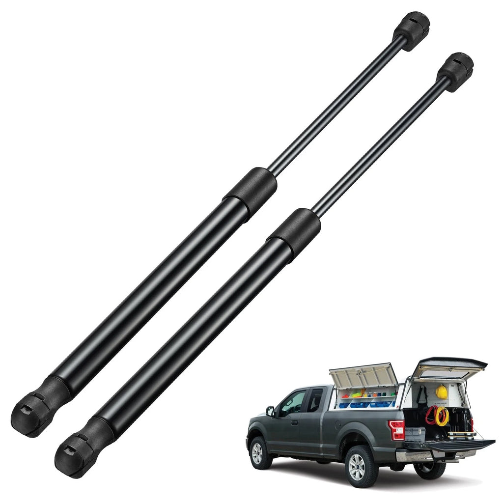 2pc 17" 356N Gas Struts for Leer Camper Shell Topper Rear Window (2007–2013)