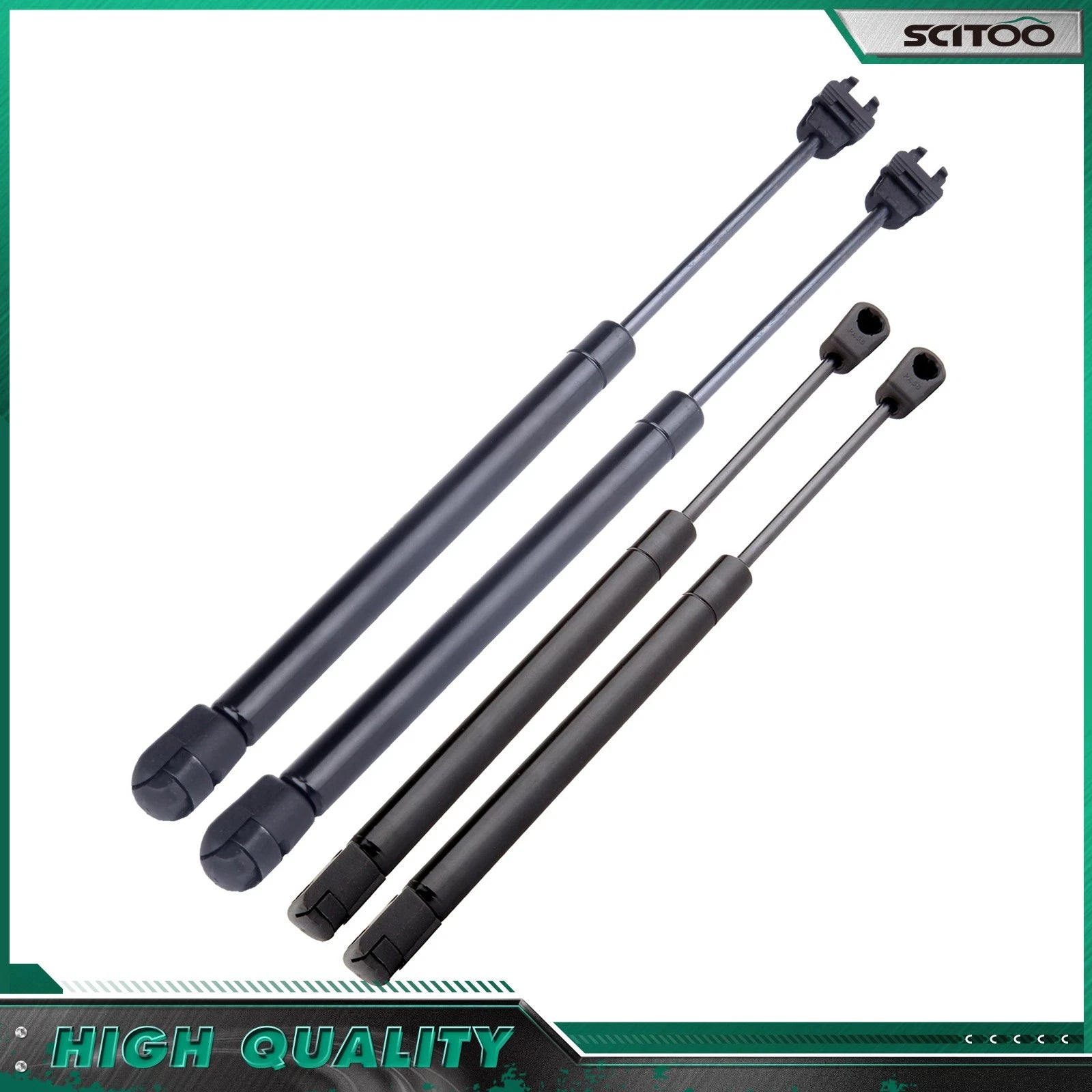 2 Hood & 2 Trunk Lift Supports Gas Springs for Chrysler 300 (2005–2008)
