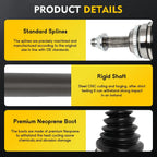 CV Axle Assembly Front Left for Toyota Corolla, Matrix, Pontiac Vibe