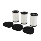 3pc Filter for Clatronic BS1306 Vacuum Cleaner (Galaxy GL6255, DCG/BS3070)