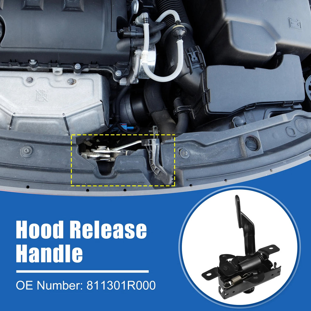 Hood Latch Assembly for Hyundai Accent (2012–2017) No. 811301R000