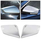 Set of 2 Clip-On Triple Mirror Covers for Chevy Impala (2014–2020) Chrome