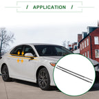 2X Front Left & Right Weatherstrip Window Seal No.7571006080 for Toyota Camry 