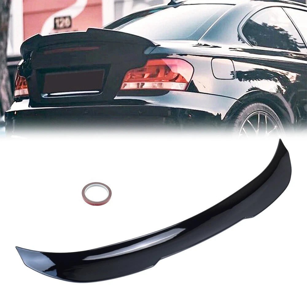 PSM Style Glossy Black Trunk Spoiler Wing for BMW E82 1 Series Coupe (2007–2013)