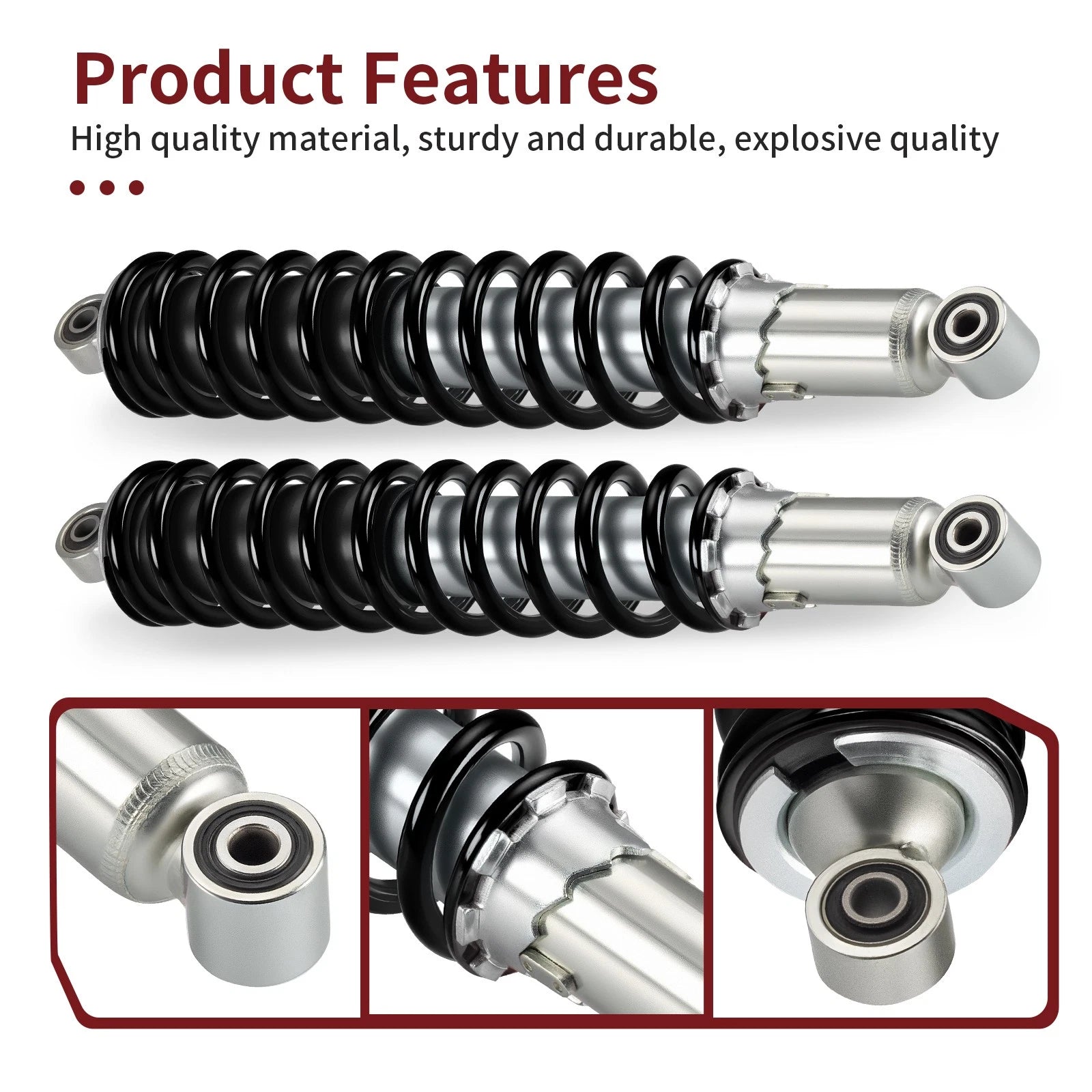 2Pcs Front Shocks for Honda Rancher 420 (2014–2024) 51400-HR3-A21, 51400-HR3-A71