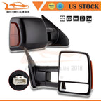 Set of 2 Power Signal Heated Towing Mirrors for Toyota Tundra (2007–2016)