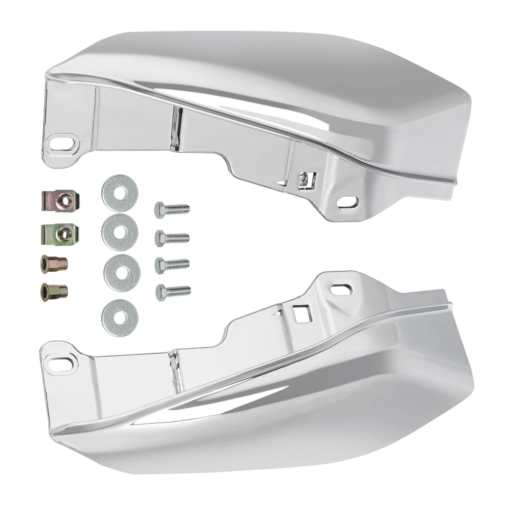 Chrome Mid-Frame Air Deflectors for Harley Touring Street Glide (2009–2023)