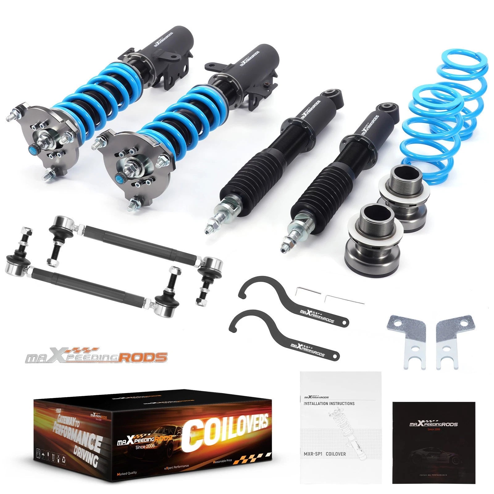 24 Level Damping Coilovers Shock Springs Kit for Toyota Camry (2018–2024)