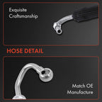 2X Power Steering Pressure & Return Line Hose for BMW 530i