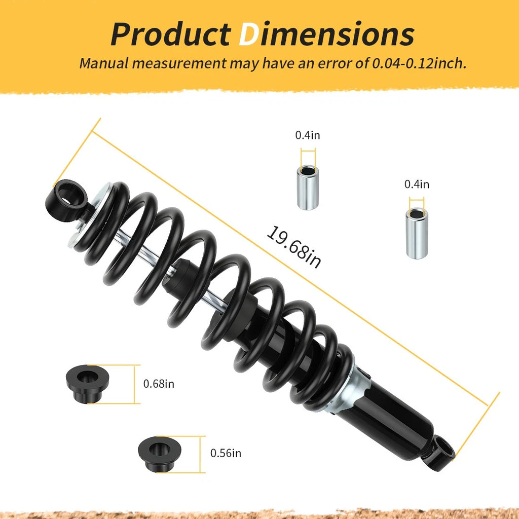 2X Front Shock Absorbers for Polaris Ranger 1000 Crew (2017–2023)