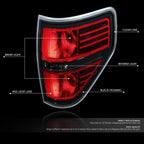 Tail Light Brake Reverse Lamp Assembly for Ford F150 (2009–2014) Right Side
