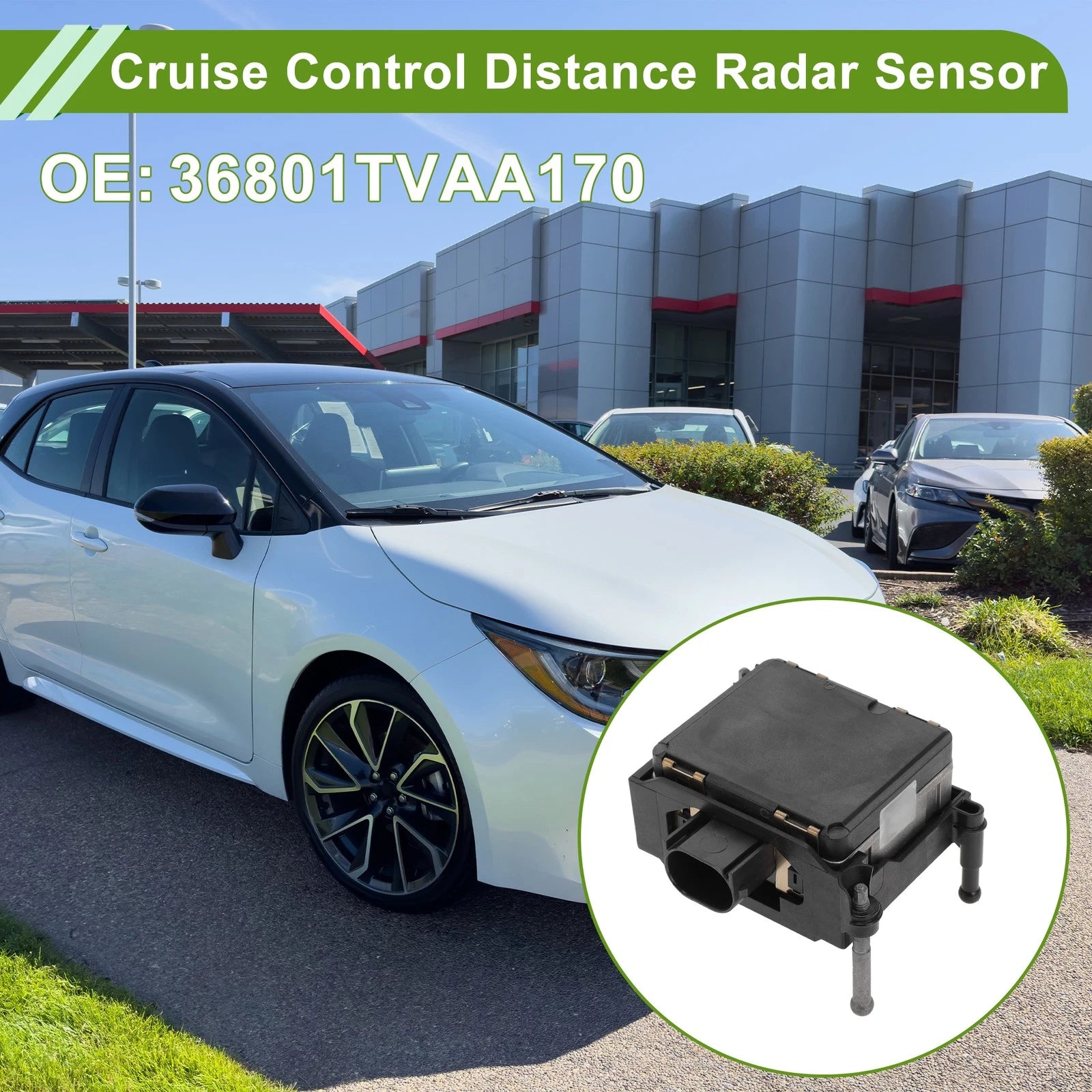 Cruise Control Distance Radar Sensor No. 36801TVAA170 for Honda Accord (2018–2020)
