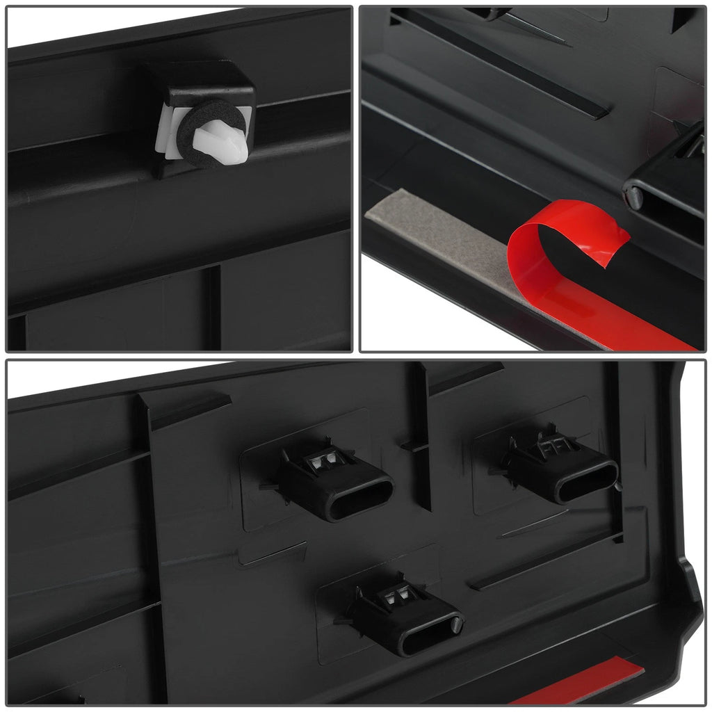 Rear Upper Tailgate Molding for Silverado/Sierra 1500 (2019–2023) Black