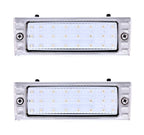 LED Turn Signal Park Light Assemblies Pair with Clear Lens for Chevy Truck (1947–1953)