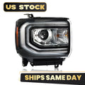 HID Xenon Headlight Assembly with Bulb for GMC Sierra 1500 (2016–2018)