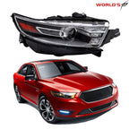 Halogen Projector Headlight with Gray Trim for Ford Taurus (2014–2016)