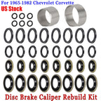 Disc Brake Caliper Rebuild Kit for Chevrolet Corvette (1965–1982) Stainless Steel