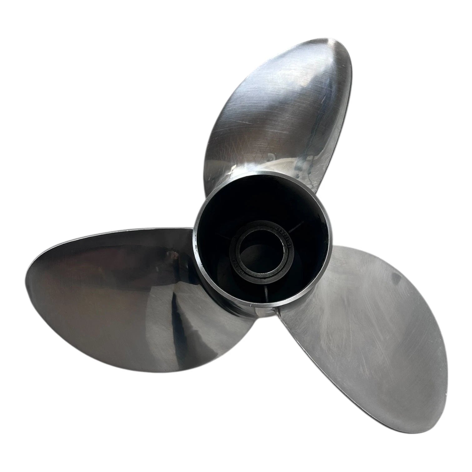 3X 15 1/2 x 17 RX3 Stainless Steel Propeller for Evinrude Johnson (177371)
