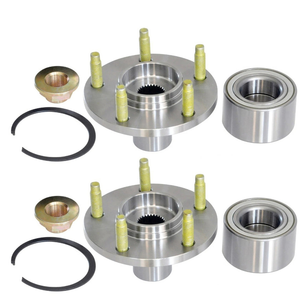 2X Front Wheel Hub and Bearings for Ford Escape Mazda Tribute (2001–2012) 518515