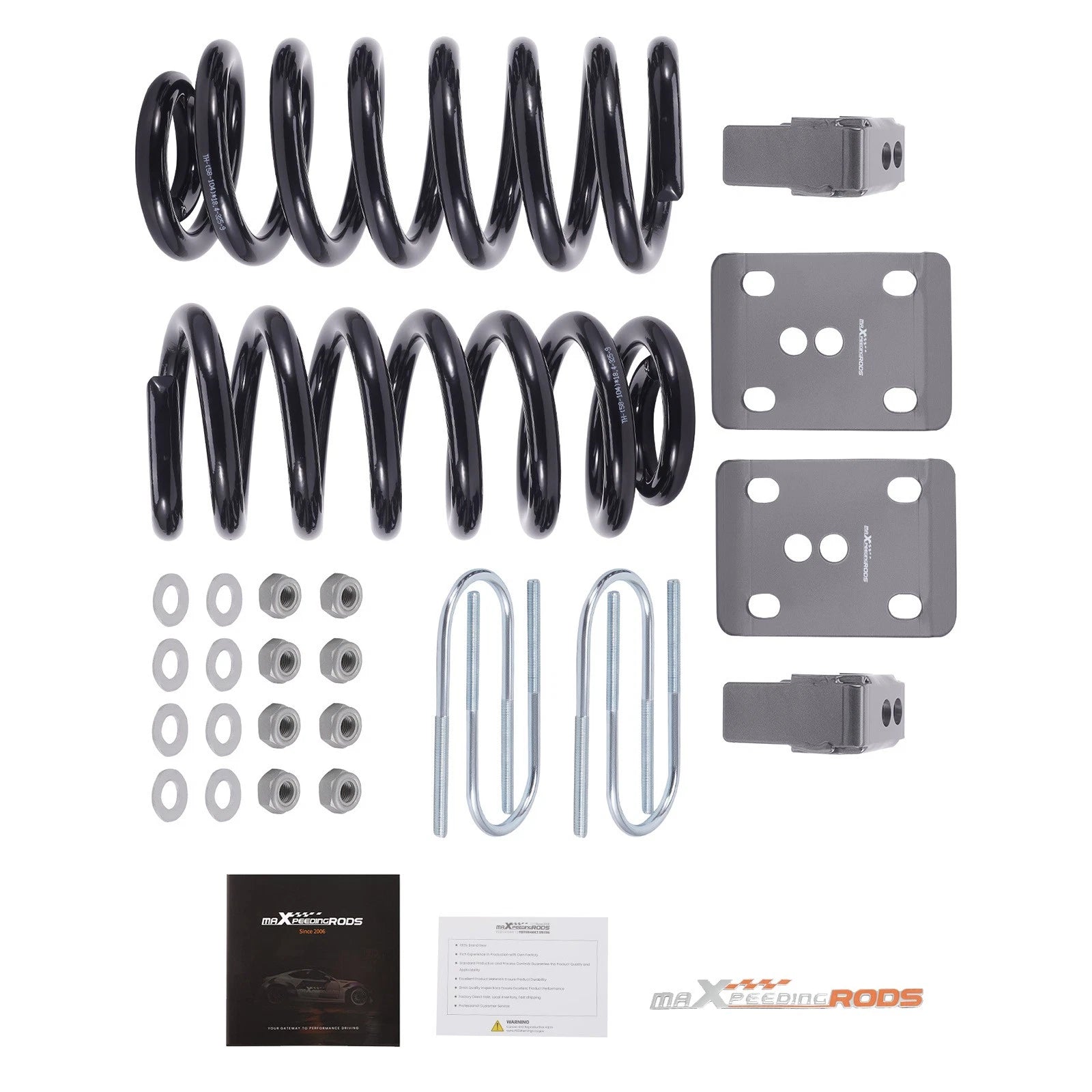 Set of 3" Lowering Coil Springs & 5" Drop Axle Flip Kit for Ford F100 F150 (1980–1996)