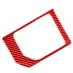 Red Carbon Fiber Gear Shift Panel Cover Trim for Toyota Tundra (2014–2021)
