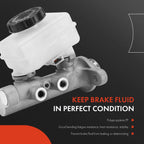 Brake Master Cylinder with Reservoir for Nissan Pathfinder, INFINITI QX4 (1996–2004)