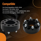 Set of 4 Wheel Spacers 50mm for Ford Expedition Lincoln Navigator 2003–2014 6x135