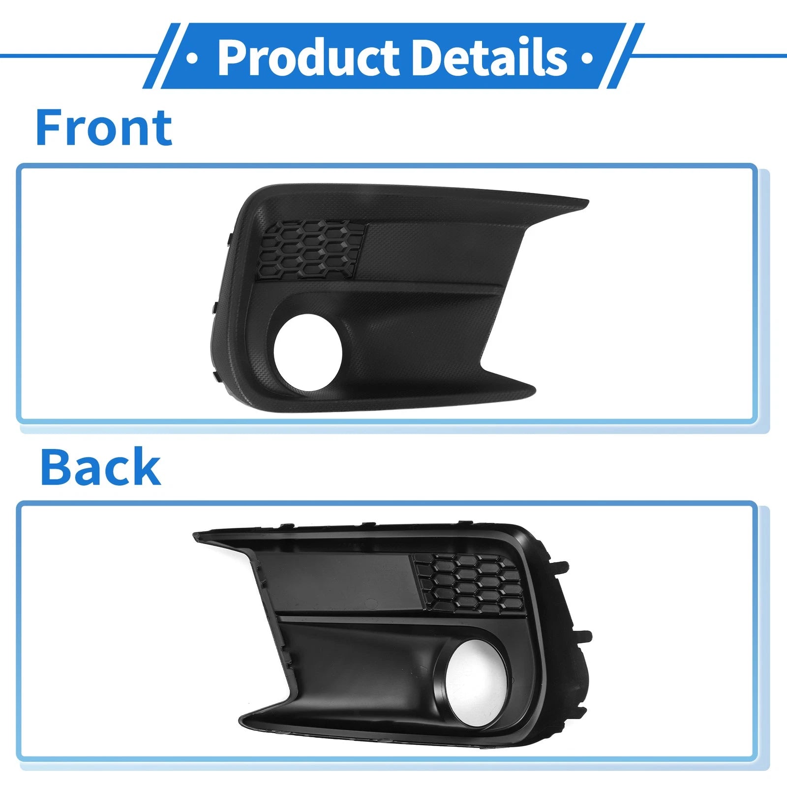 Front Right Fog Light Grill for Subaru WRX (2018–2021) No. 57731VA380 ABS