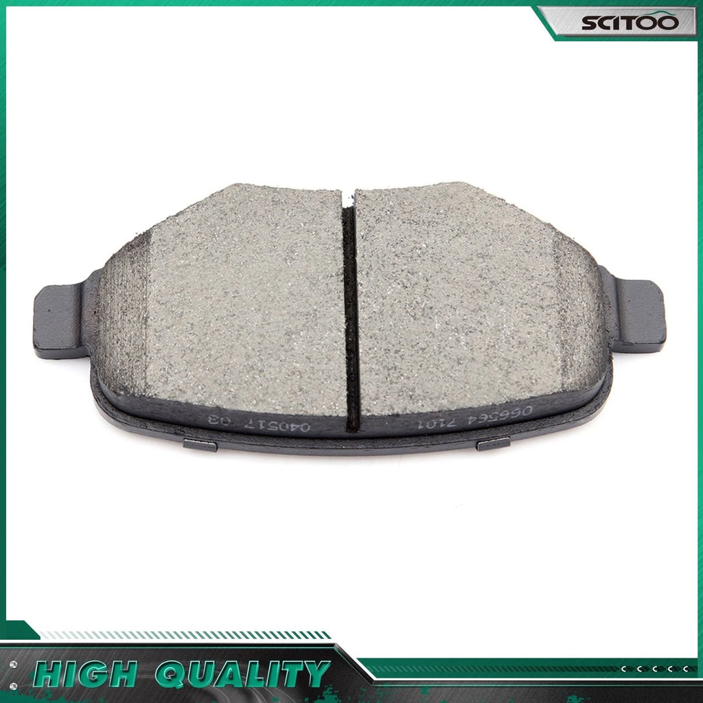 Rear Brake Calipers w/ Bracket & Ceramic Pads for Ford Edge (2011–2014)