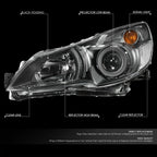 LED Clear Side Marker Projector Headlight for Subaru Outback/Legacy (2010–2014)
