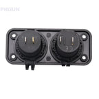 12V-24V USB Type-C Dual Charger Socket for Car Truck Cigarette Lighter Plug