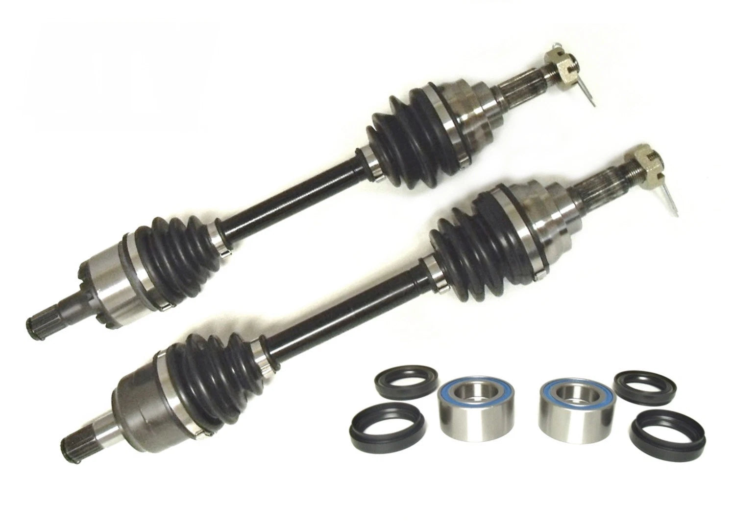 Precision Front CV Axles & Bearings for Kawasaki Prairie 360 650 700 Brute Force 650 (2000–2023)