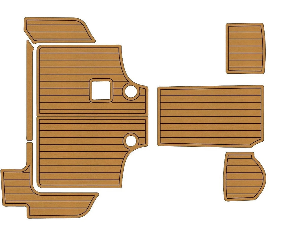 EVA Foam Faux Teak Deck Floor Mat for Bayliner 266 EC (2008–2013)