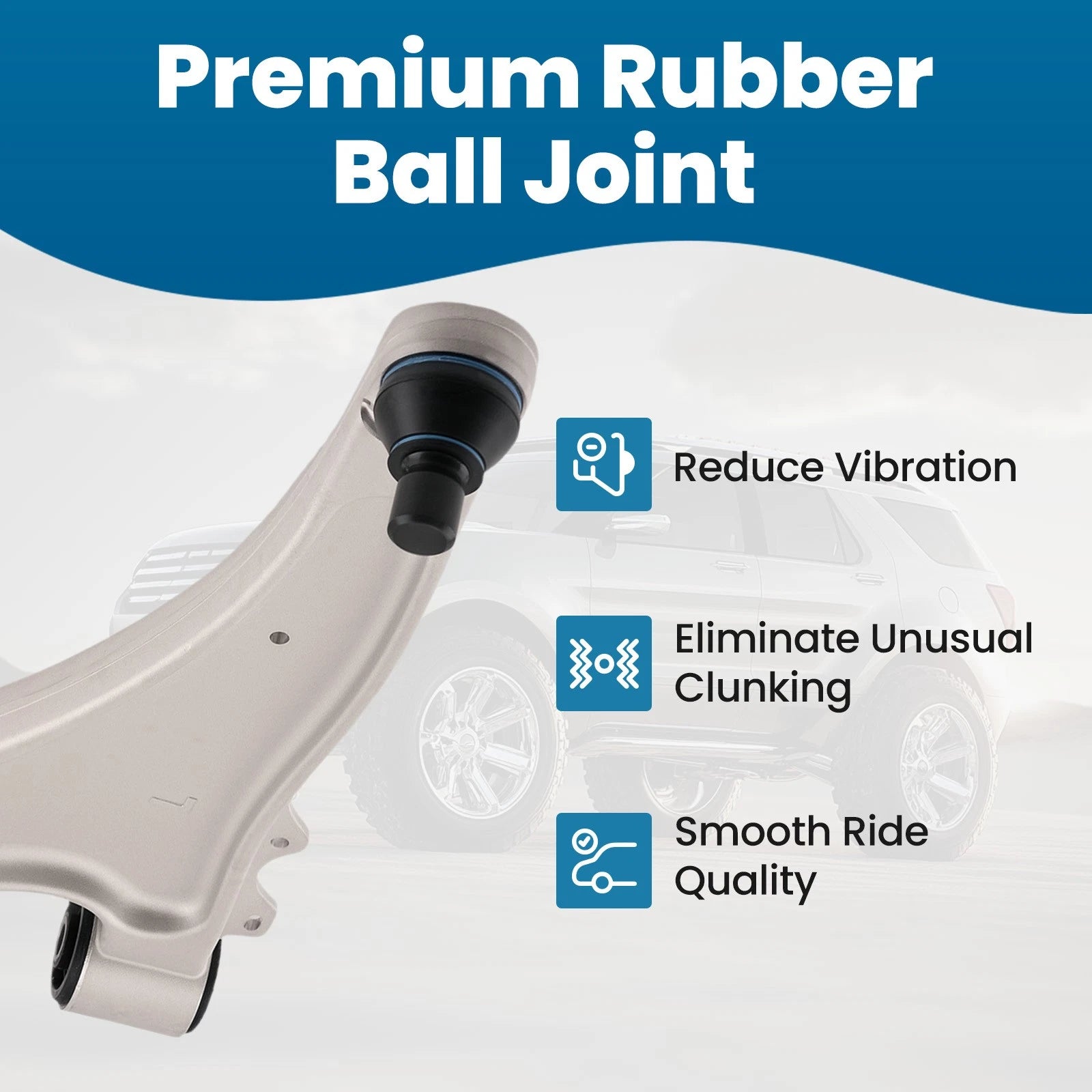 Front Left Lower Control Arm Ball Joint for Chevy Malibu (2013–2015), Regal (2011–2017)