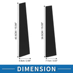 Set of 4 Door Pillar Window Trim for Kia Soul (2011–2013) Black