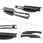 Set of 2 Bumper Grilles for BMW 325i 2001–2006, 323i 1999–2000 LH & RH Black