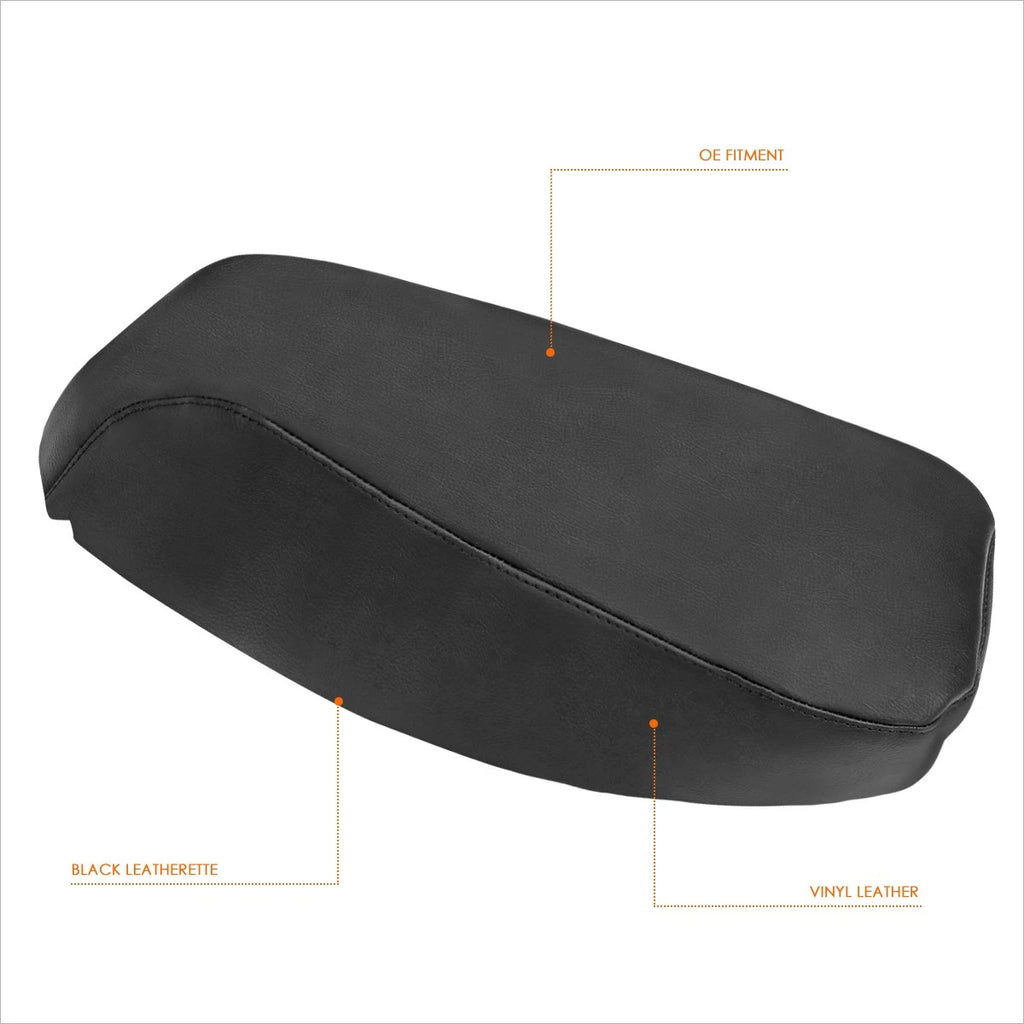 Vinyl Leather Front Center Console Lid Arm Rest Cover for Toyota Avalon (2013–2018)
