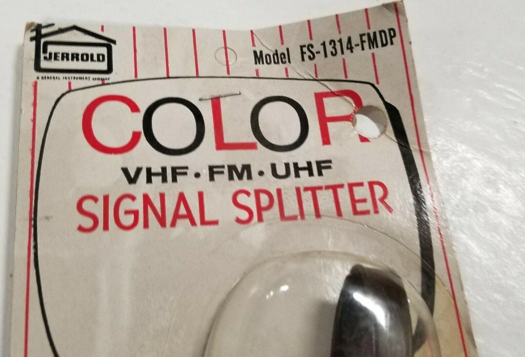 Signal Splitter for Jerrold Electronics FS-1314-FMDP (NOS)