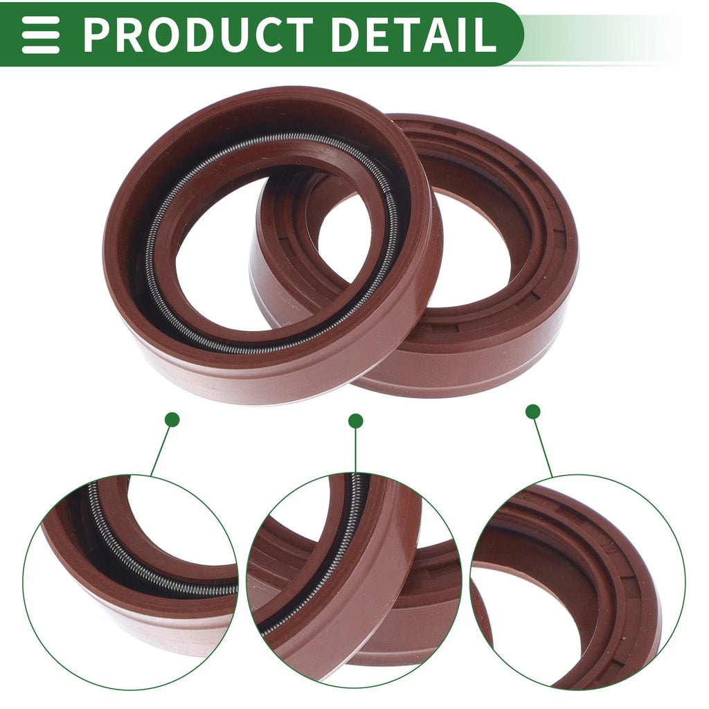 Set of 5 Oil Seal Rotary Shaft Seal FKM Rubber 27x38x10mm