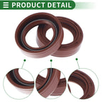 Set of 5 Oil Seal Rotary Shaft Seal FKM Rubber 27x38x10mm