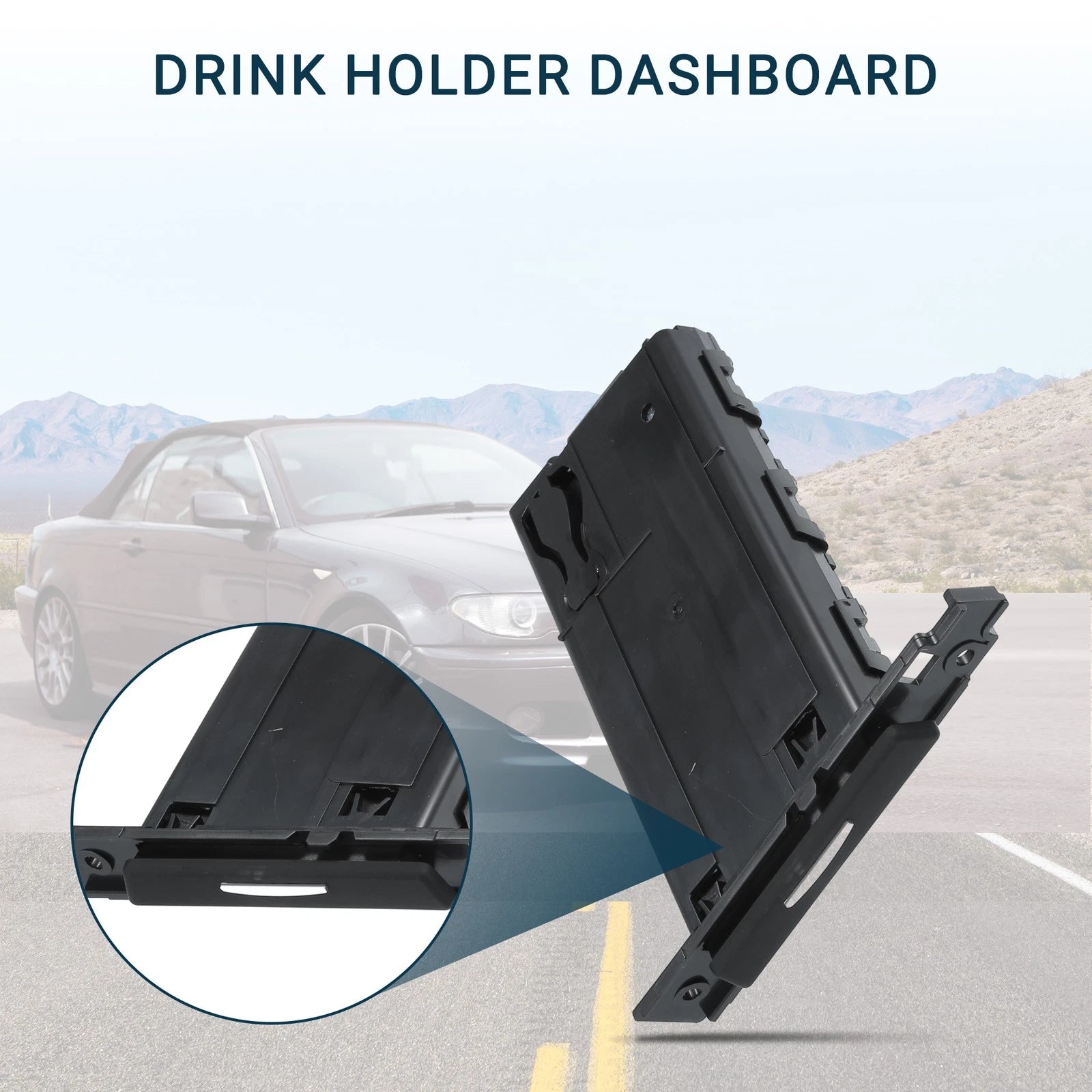 Cup Holder for BMW 325xi (2006) No. 51459173469 Black