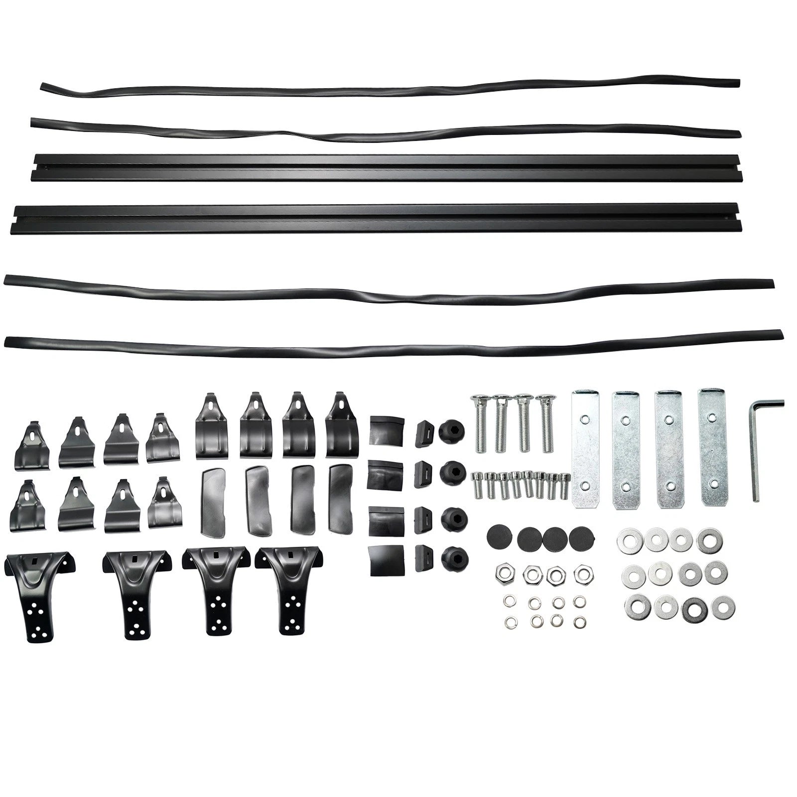 Set of 2 Universal Roof Rack Cross Bars for Most Cars SUVs