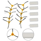 10X Side Brush Accessories & 5X Filters for T550W