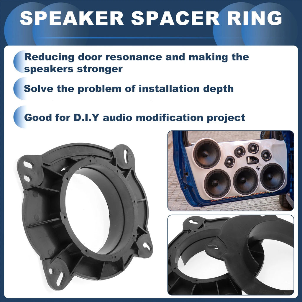2X Speaker Spacer Ring Adaptor for Toyota 6x9" to 6.5" 